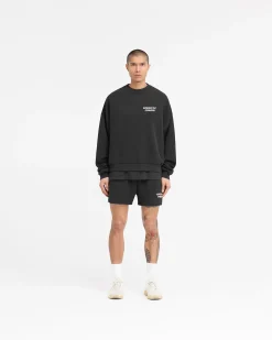 Represent 247 Gymnasium Boxy Sweater - Off Black><noscript><img width=