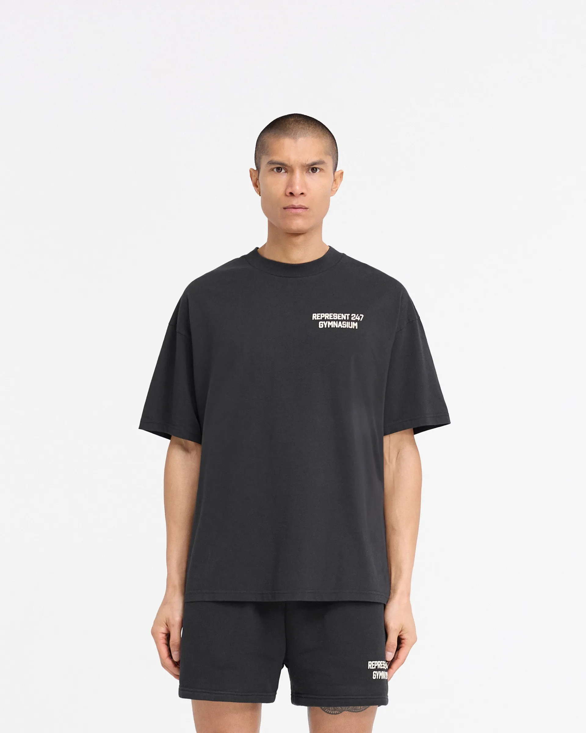 Represent 247 Gymnasium T-Shirt - Off Black> T-Shirts