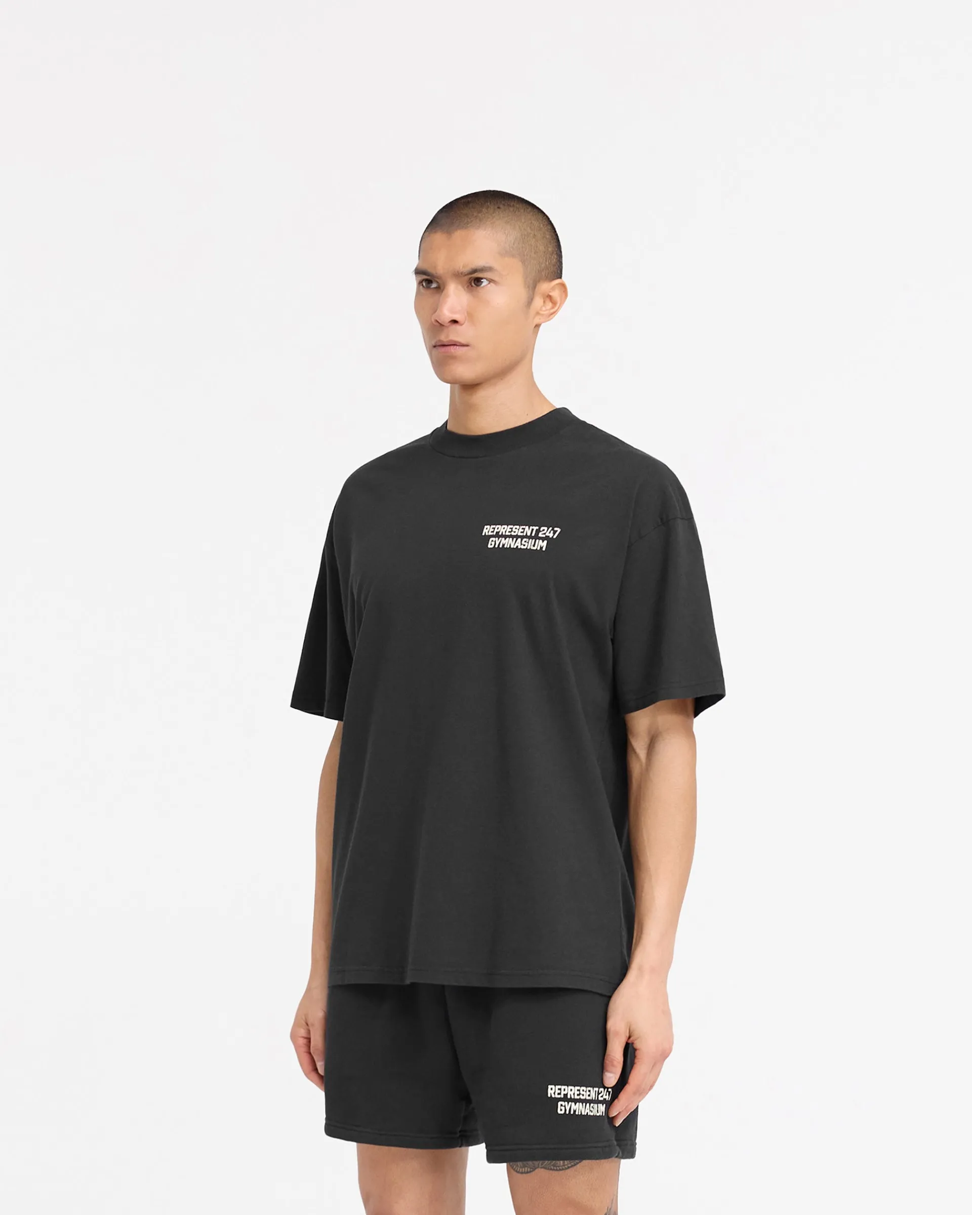 Represent 247 Gymnasium T-Shirt - Off Black> T-Shirts