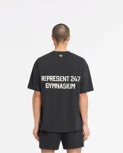 Represent 247 Gymnasium T-Shirt - Off Black><noscript><img width=