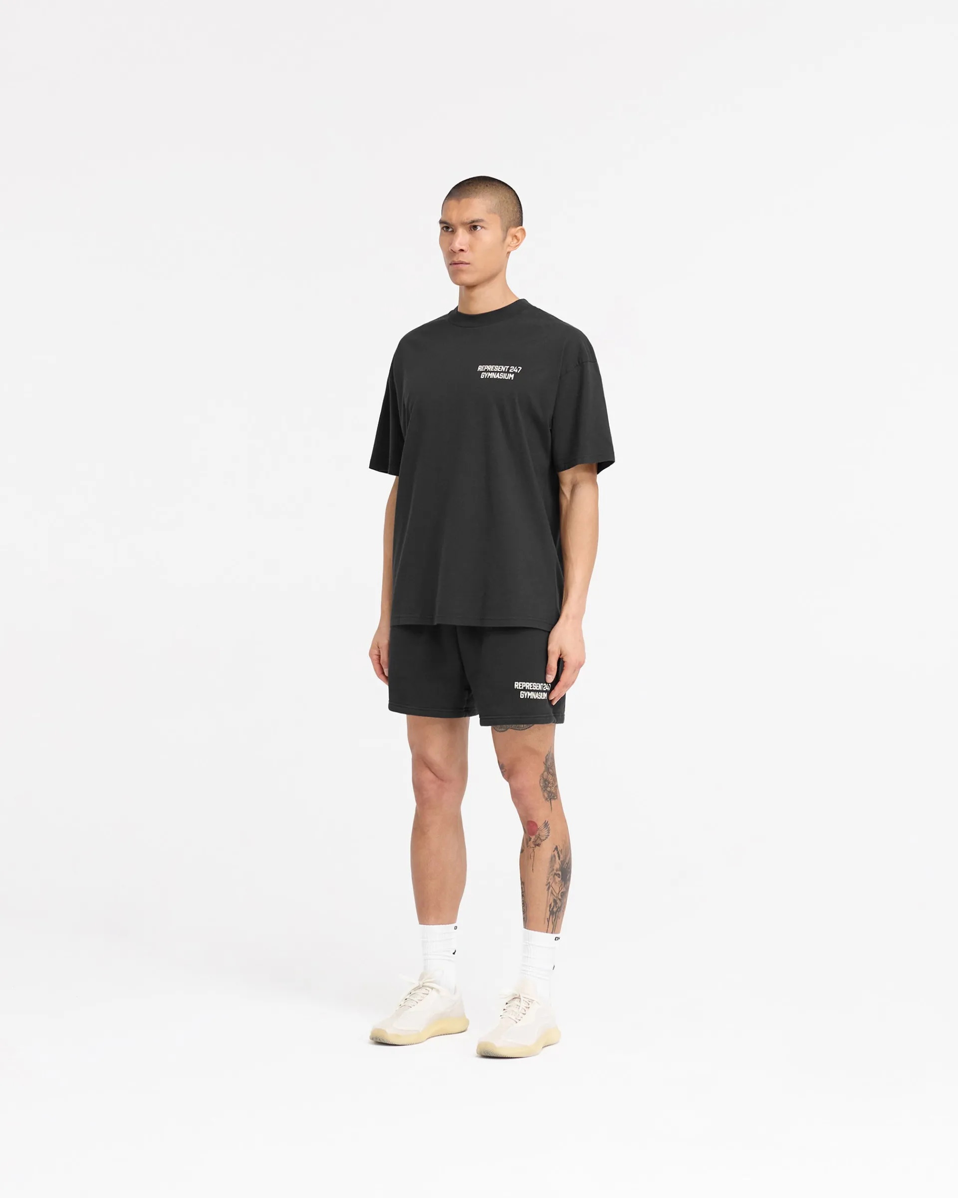 Represent 247 Gymnasium T-Shirt - Off Black> T-Shirts