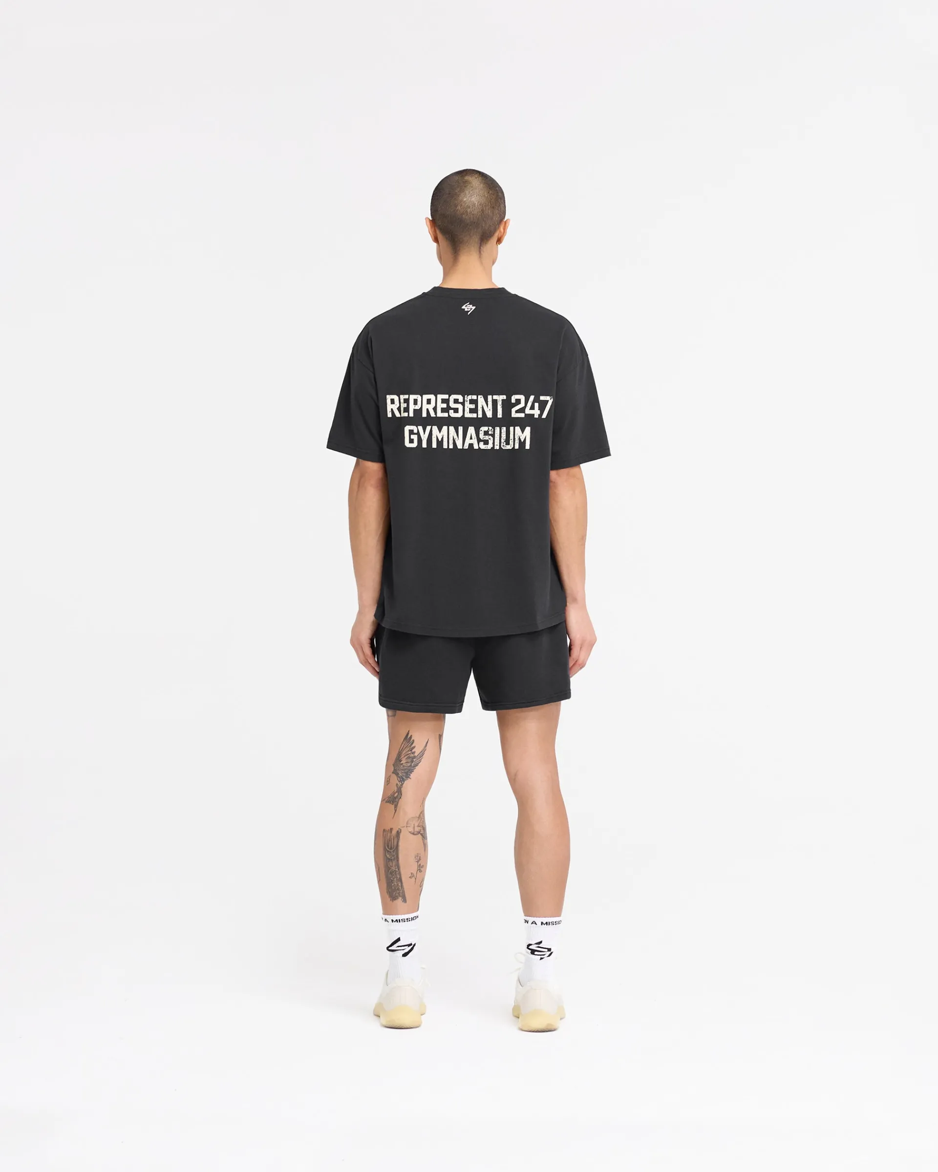 Represent 247 Gymnasium T-Shirt - Off Black> T-Shirts