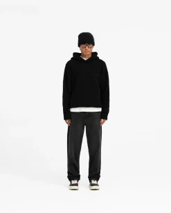 Represent Heavy Boucle Hoodie - Jet Black><noscript><img width=