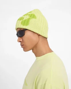 Represent 247 Heavy Rib Beanie - Shadow Lime> Beanies