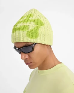 Represent 247 Heavy Rib Beanie - Shadow Lime><noscript><img width=