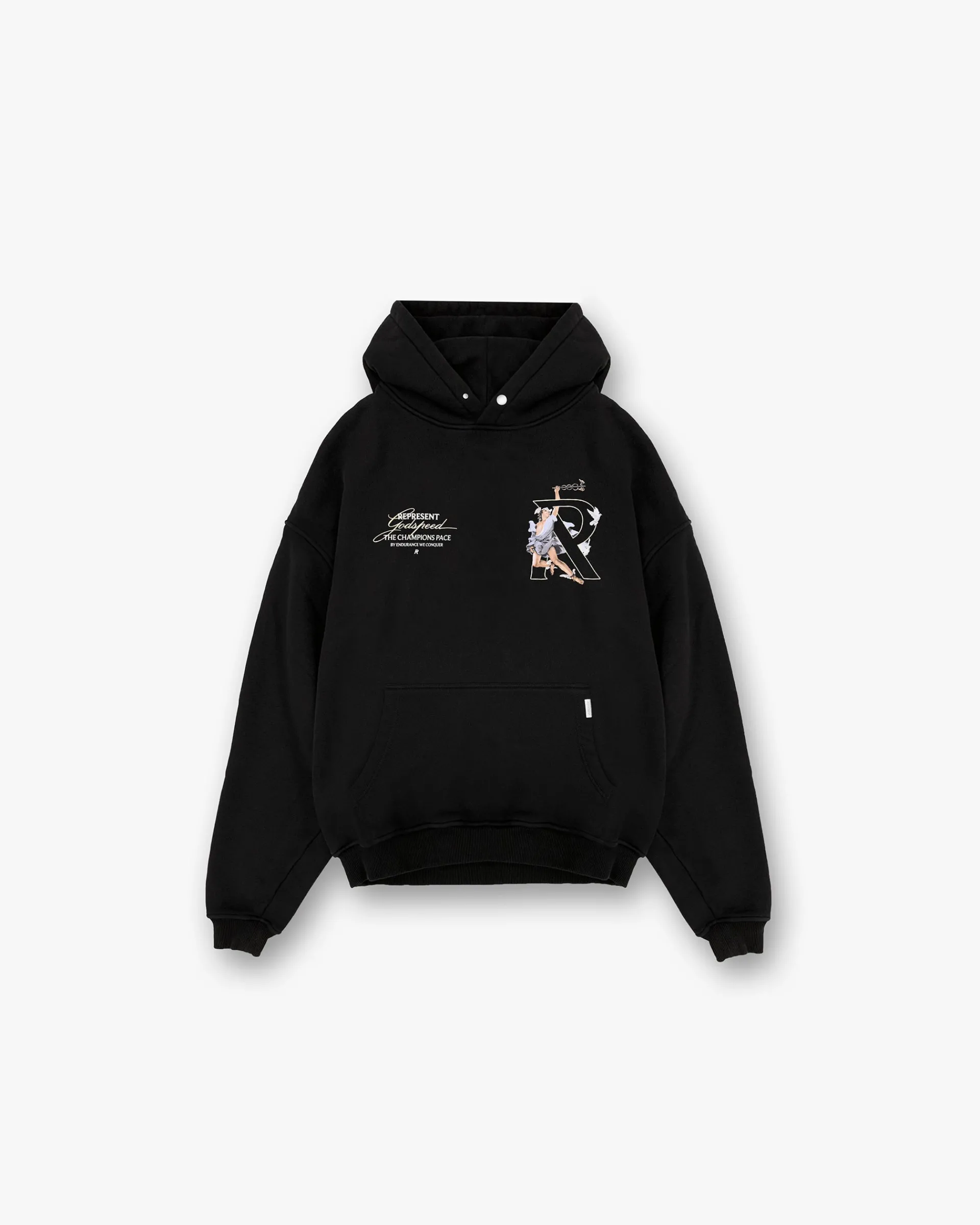Represent Hermes Hoodie - Jet Black> Hoodies