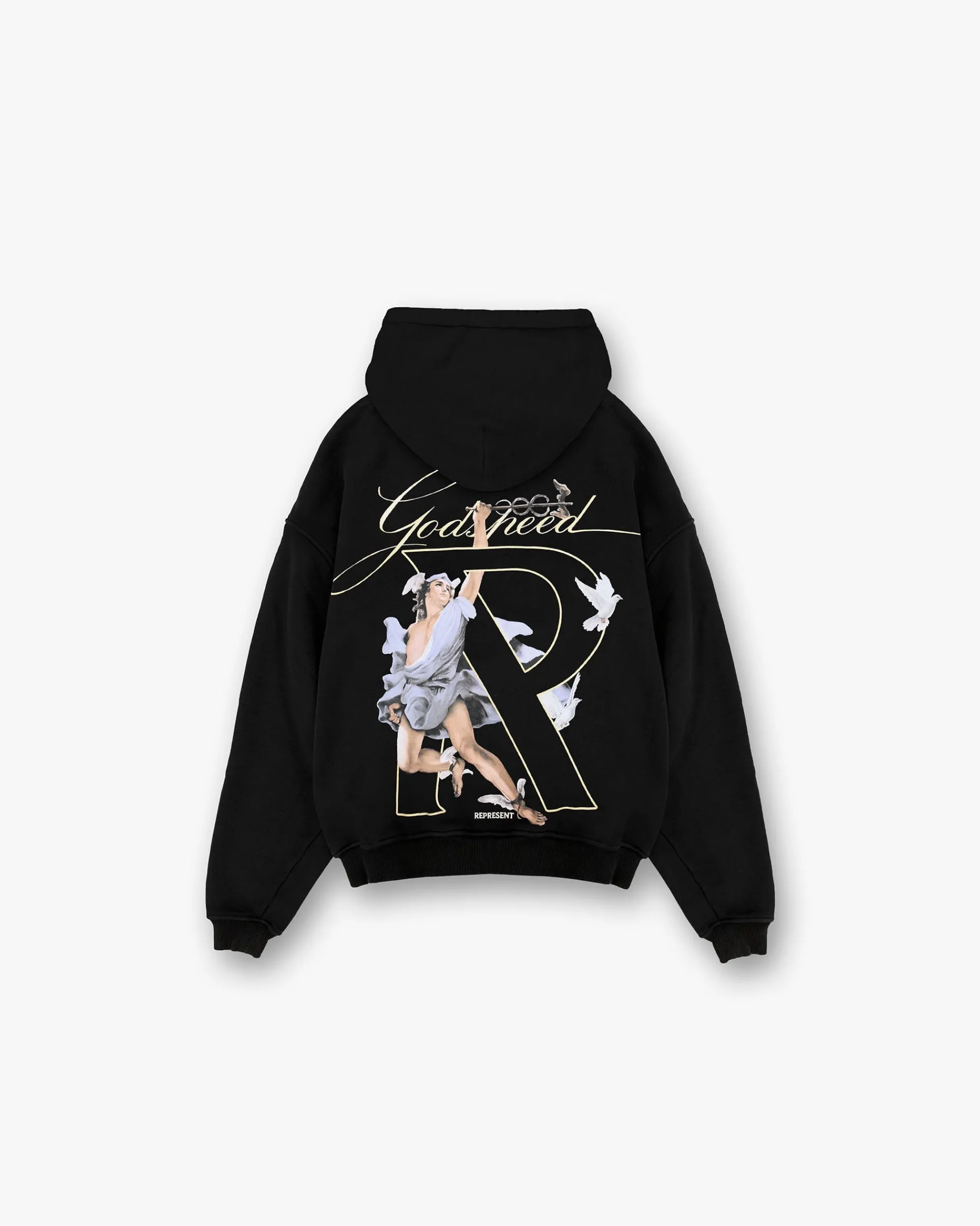 Represent Hermes Hoodie - Jet Black> Hoodies