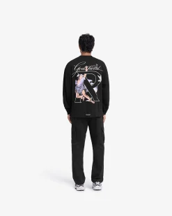 Represent Hermes Long Sleeve T-Shirt - Jet Black><noscript><img width=