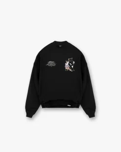 Represent Hermes Sweater - Jet Black> Sweaters