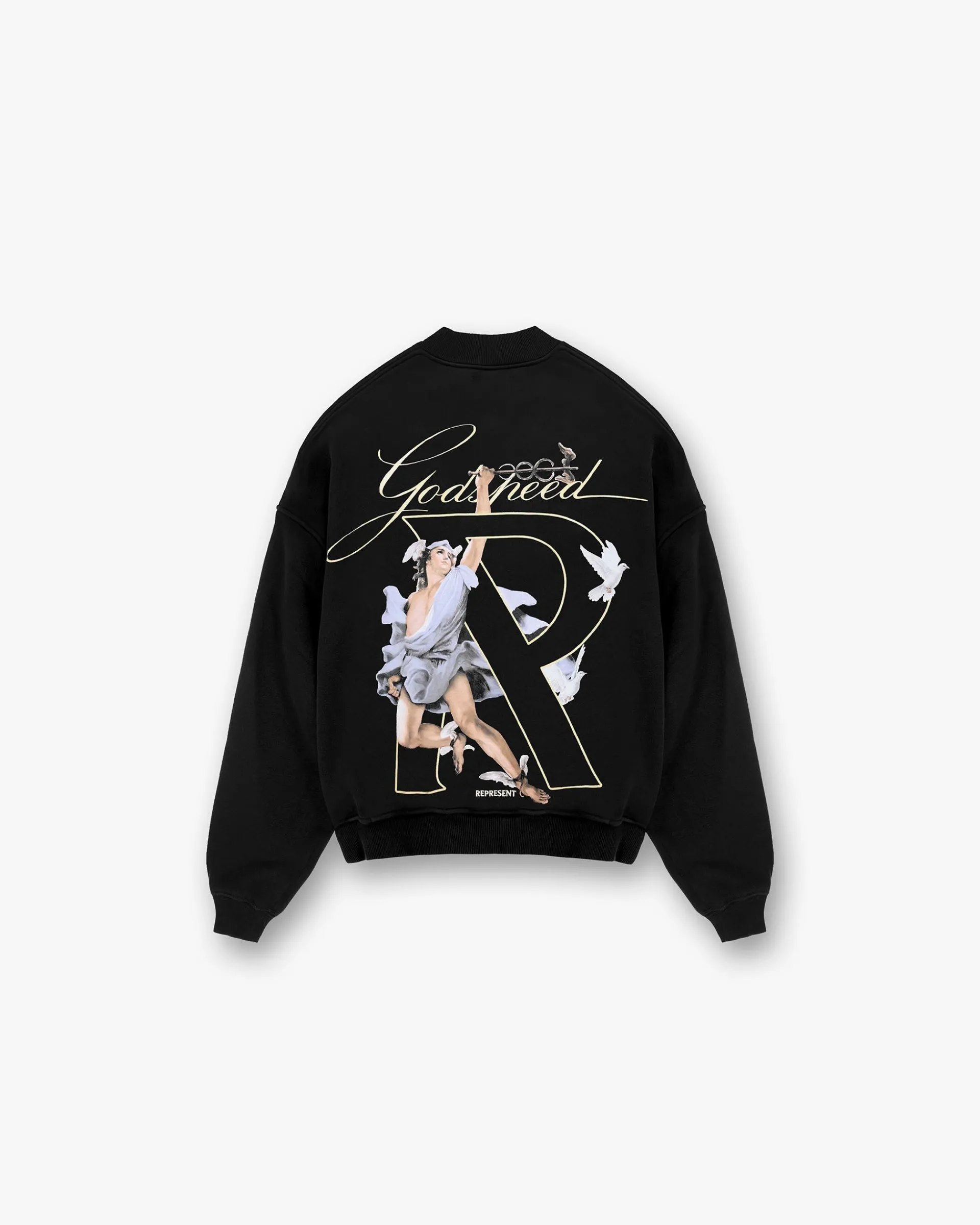 Represent Hermes Sweater - Jet Black> Sweaters