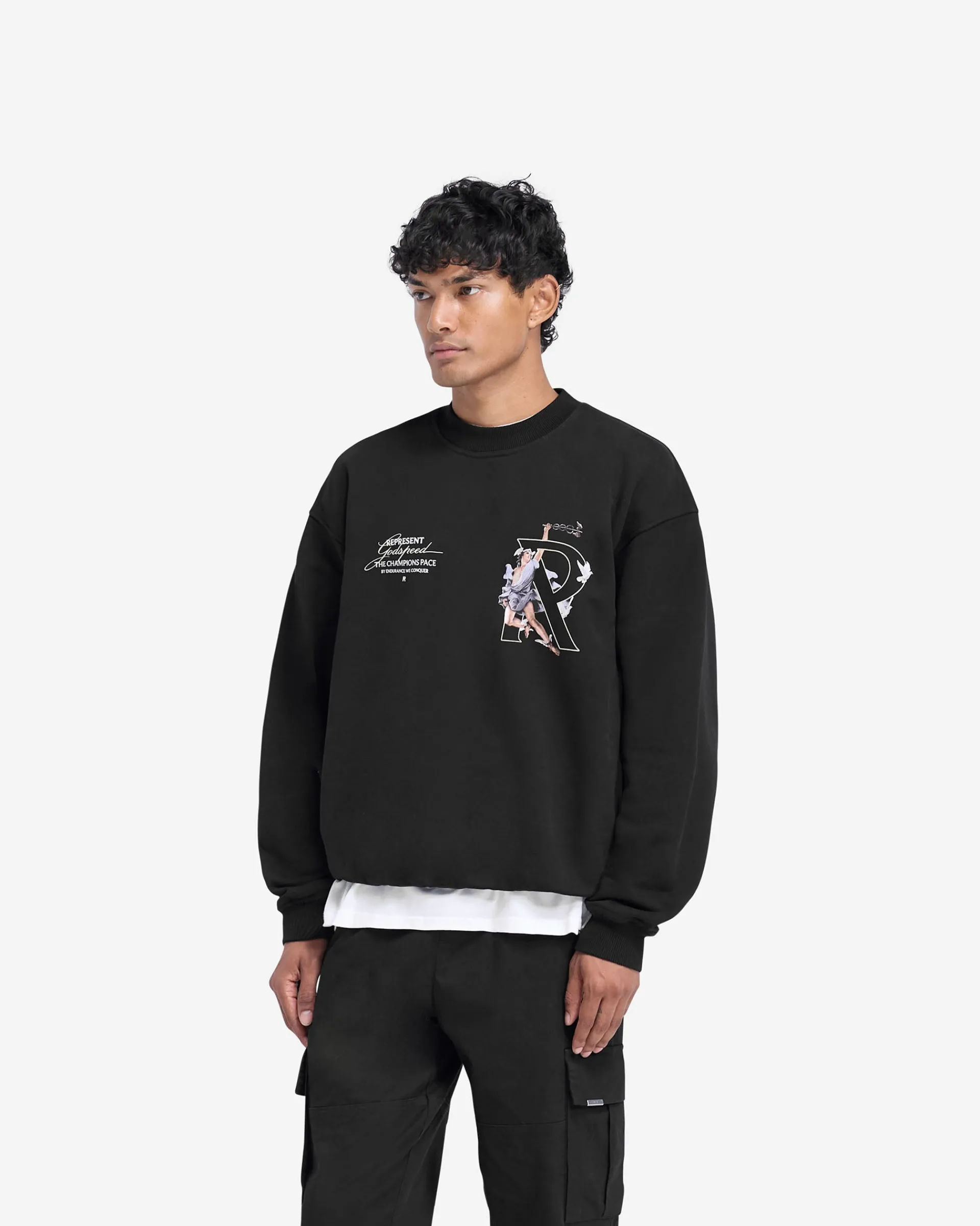 Represent Hermes Sweater - Jet Black> Sweaters