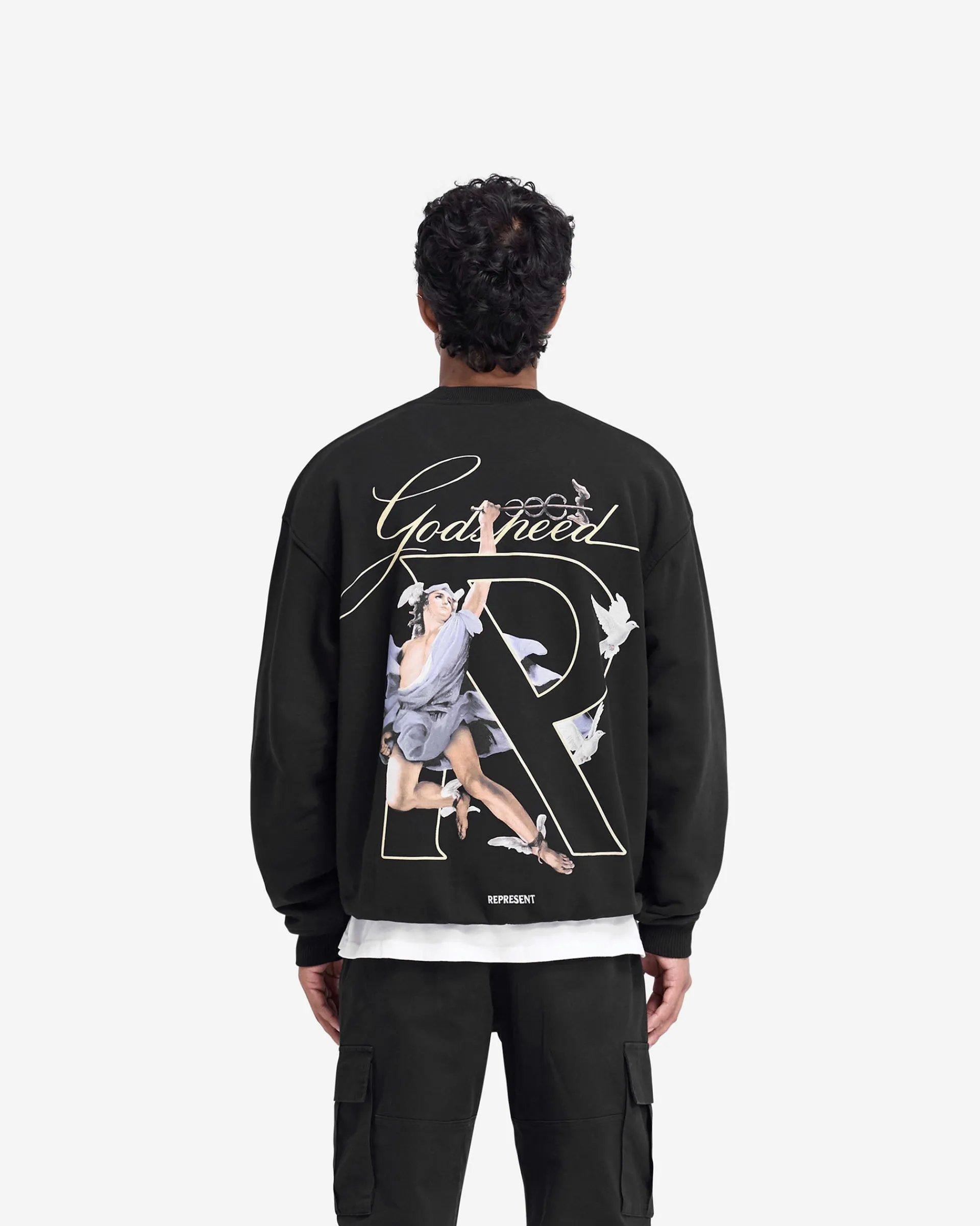Represent Hermes Sweater - Jet Black> Sweaters