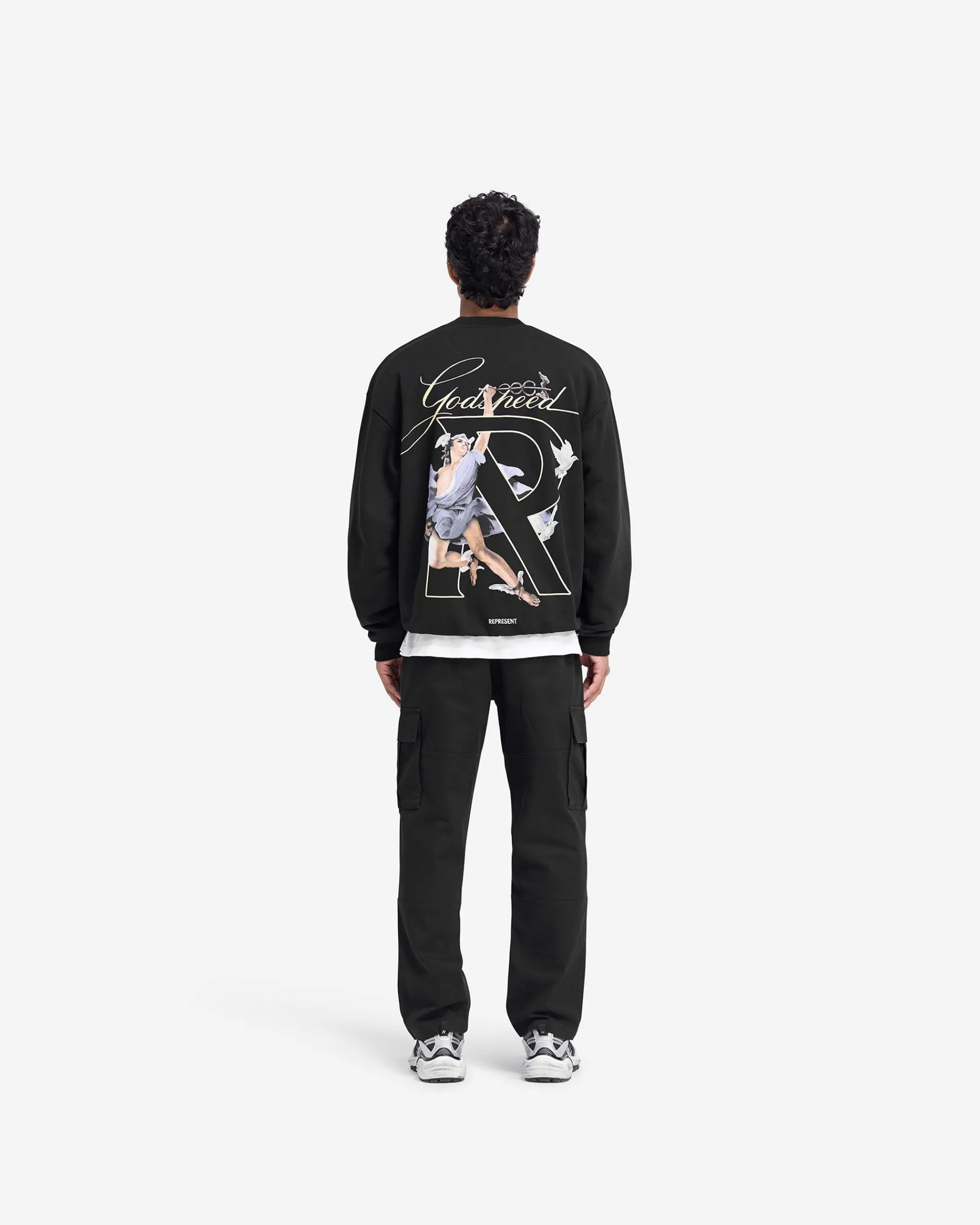 Represent Hermes Sweater - Jet Black> Sweaters