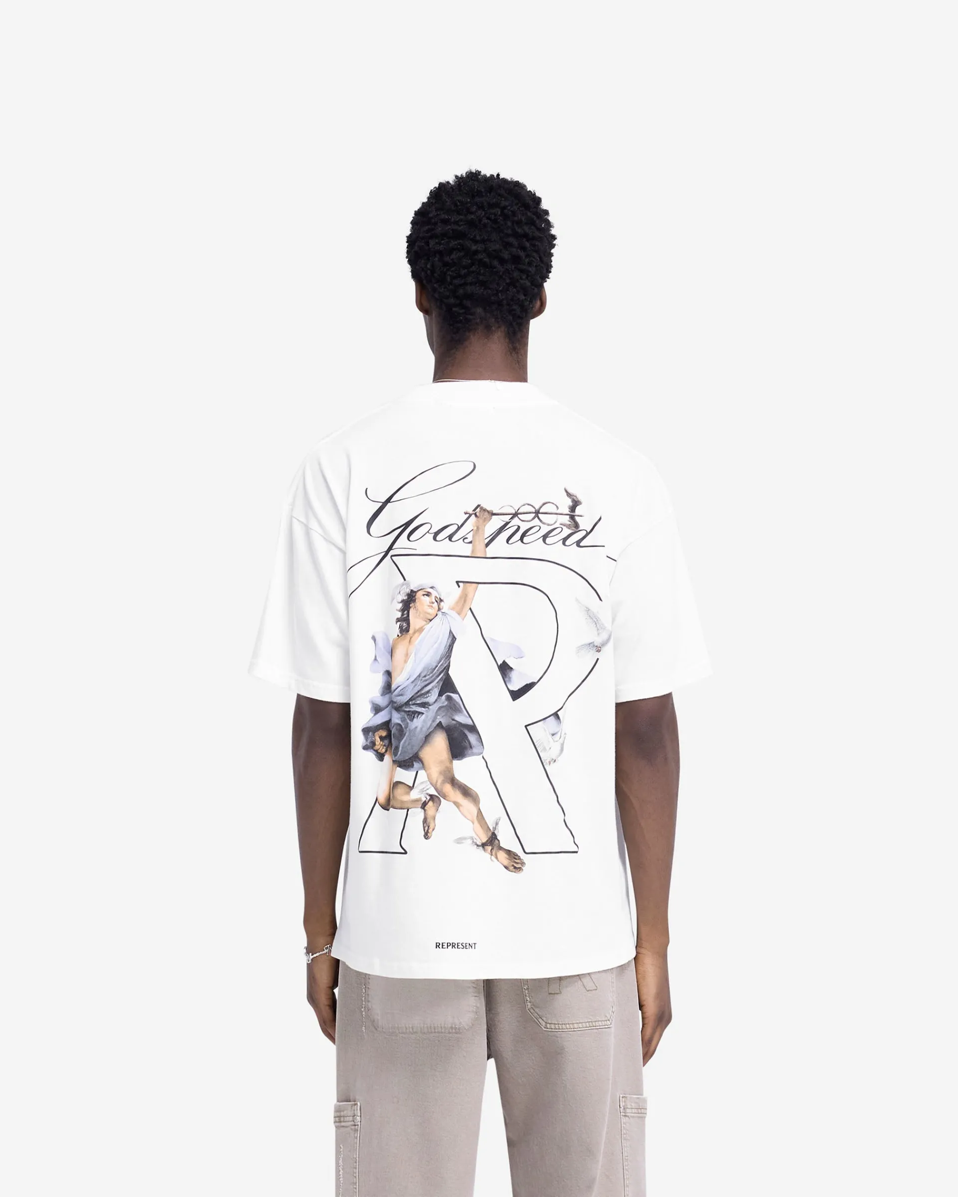 Represent Hermes T-Shirt - Flat White> T-Shirts