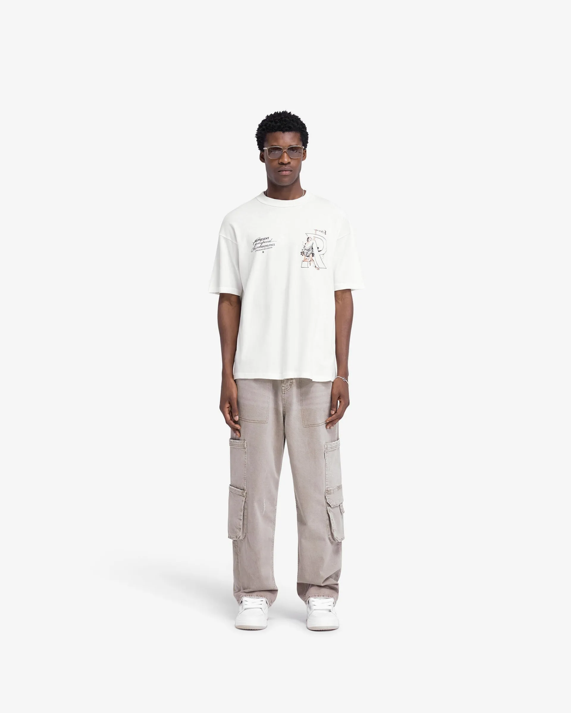 Represent Hermes T-Shirt - Flat White> T-Shirts