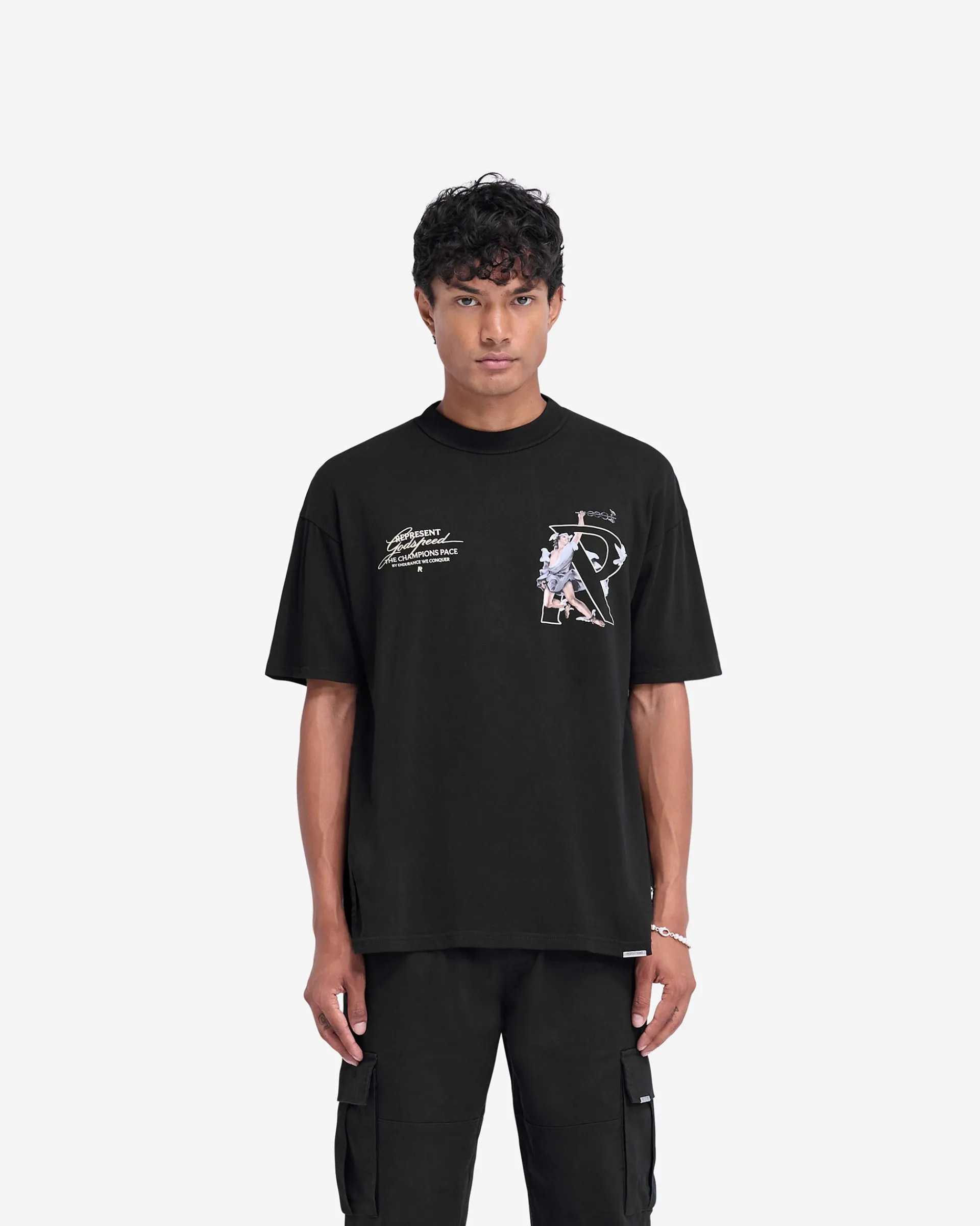 Represent Hermes T-Shirt - Jet Black> T-Shirts
