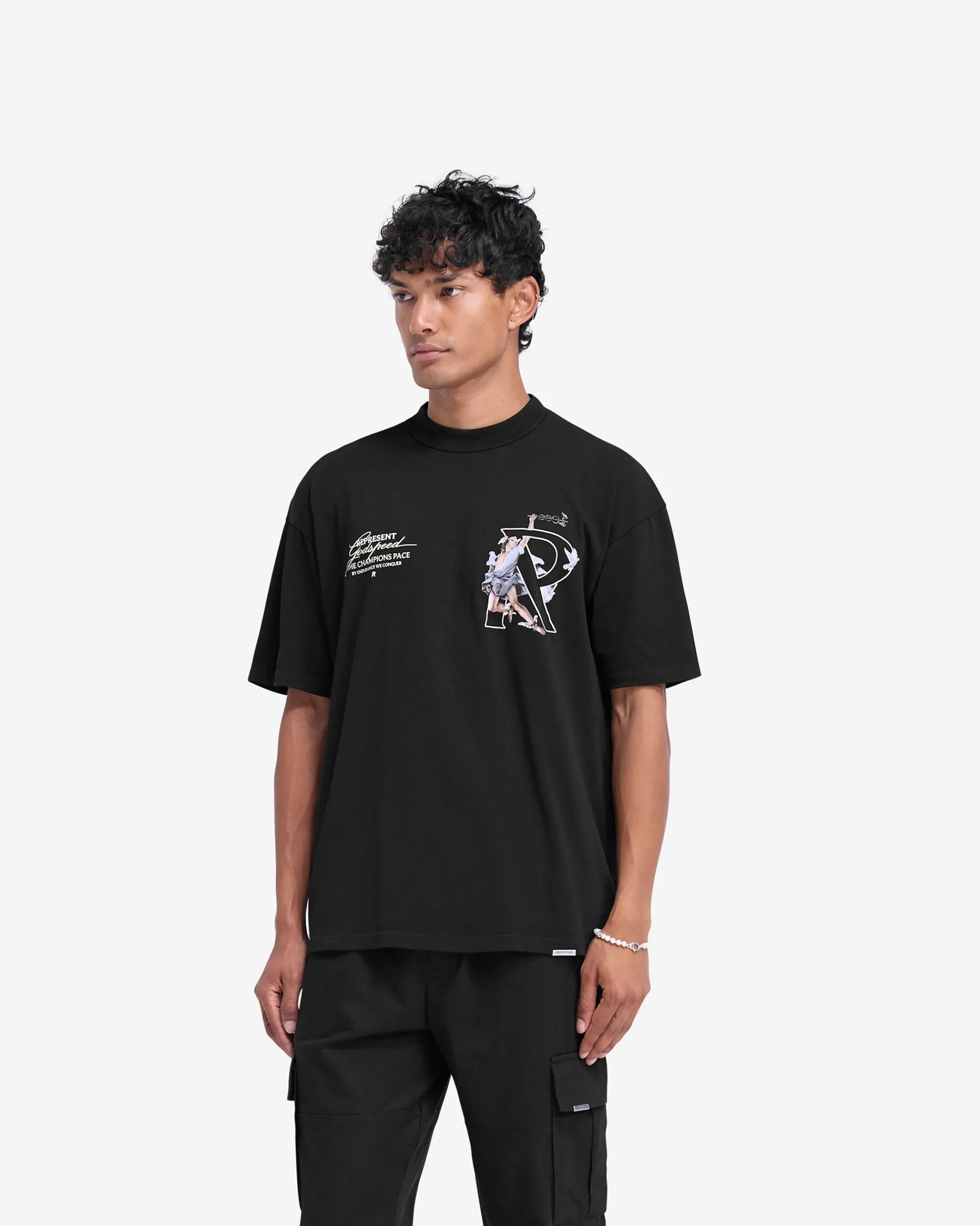 Represent Hermes T-Shirt - Jet Black> T-Shirts