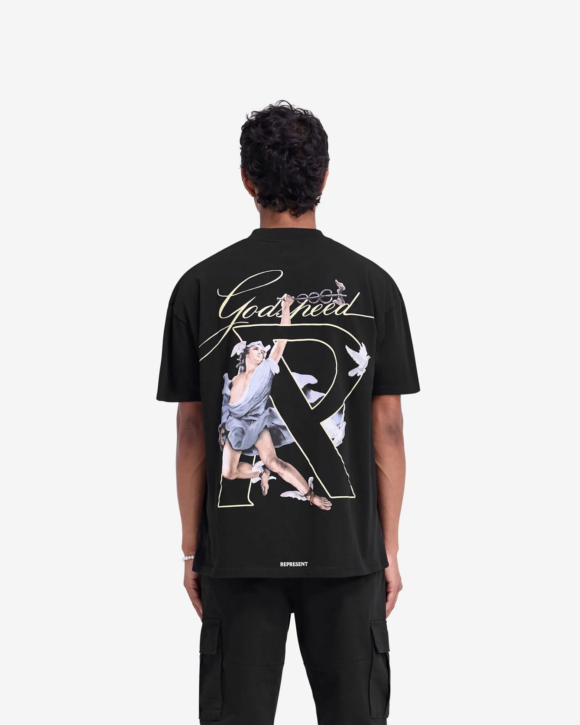 Represent Hermes T-Shirt - Jet Black> T-Shirts