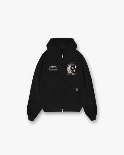 Represent Hermes Zip Hoodie - Jet Black> Hoodies