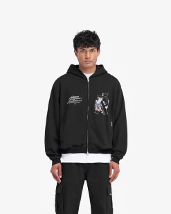 Represent Hermes Zip Hoodie - Jet Black><noscript><img width=