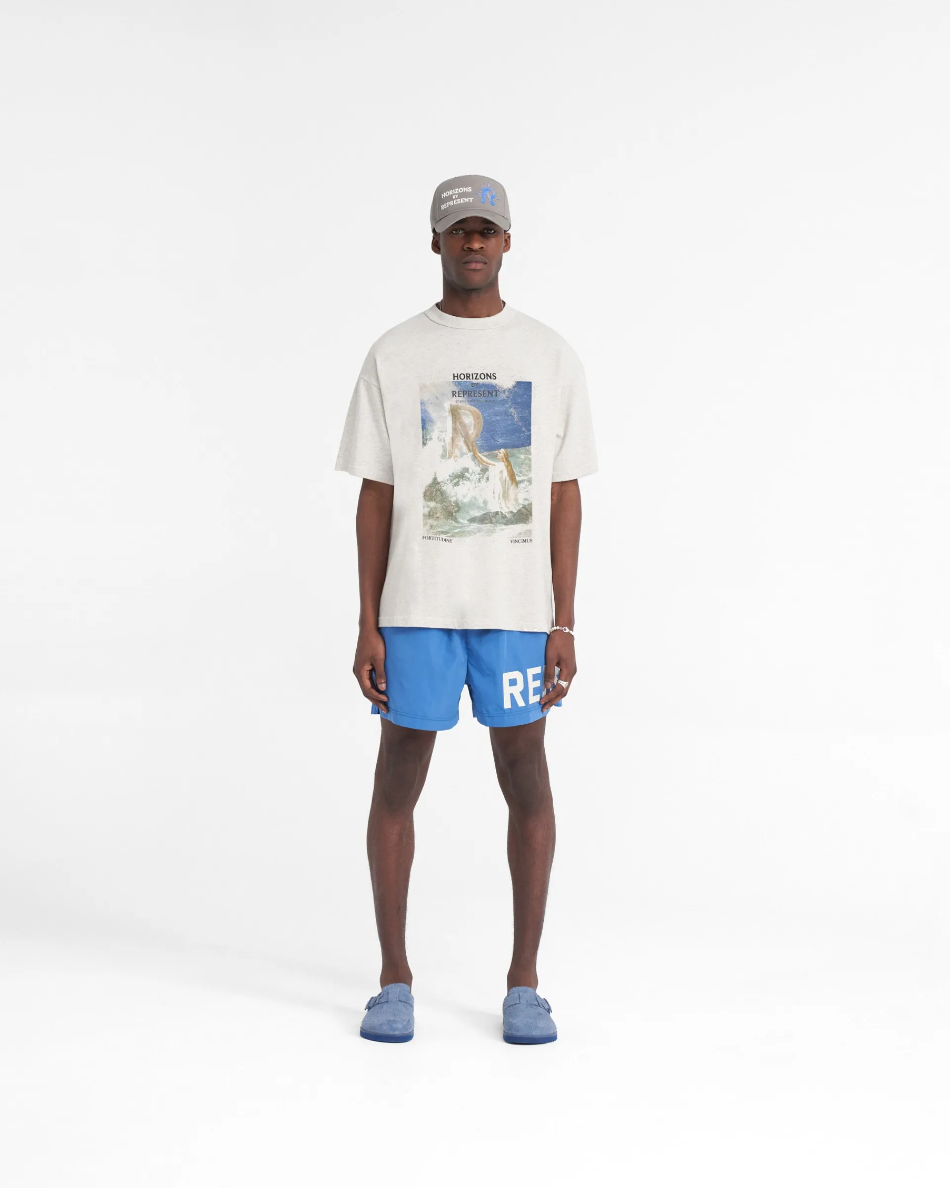 Represent Higher Truth T-Shirt - Cream Marl> T-Shirts