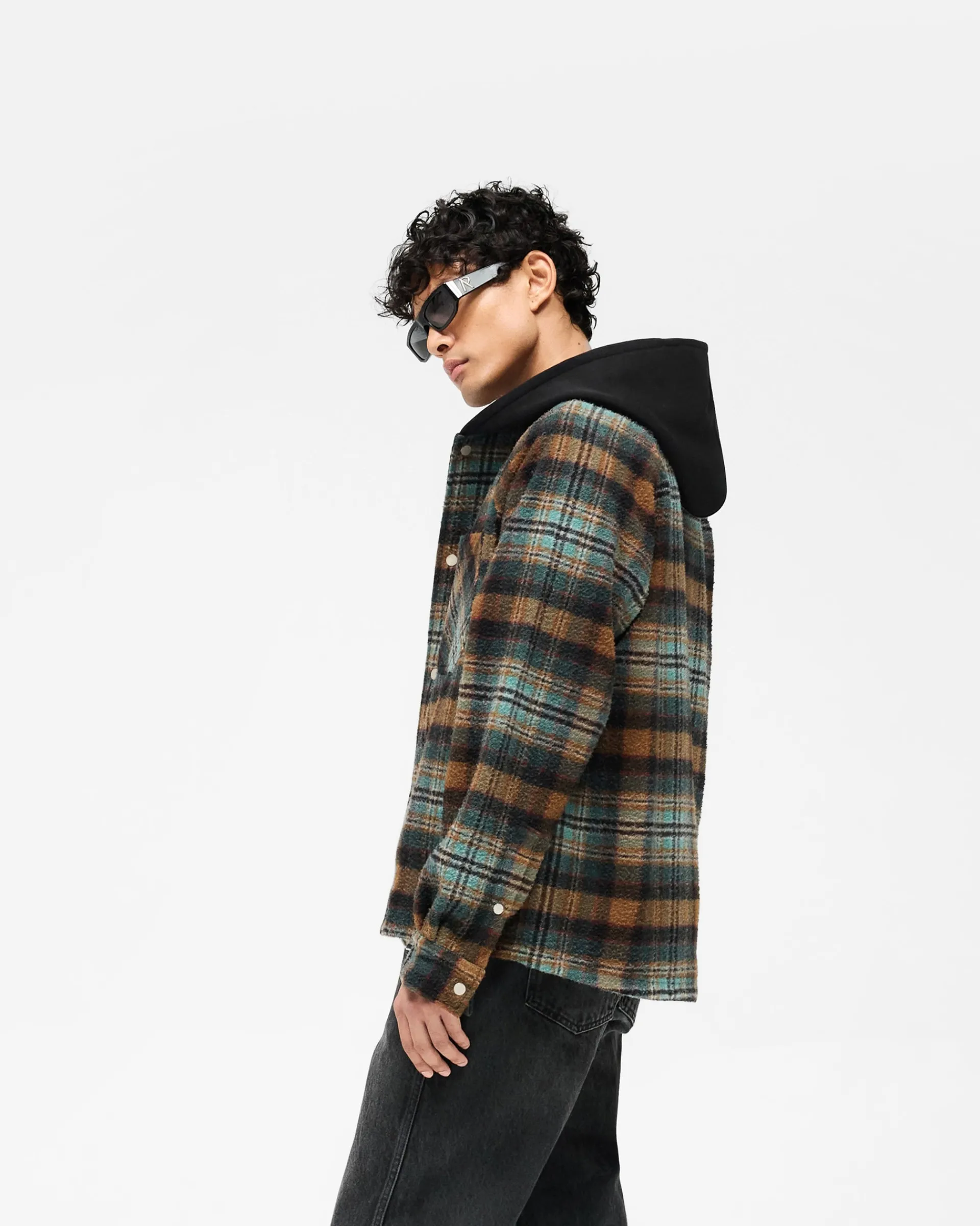 Represent Hooded Overshirt -> Shirts