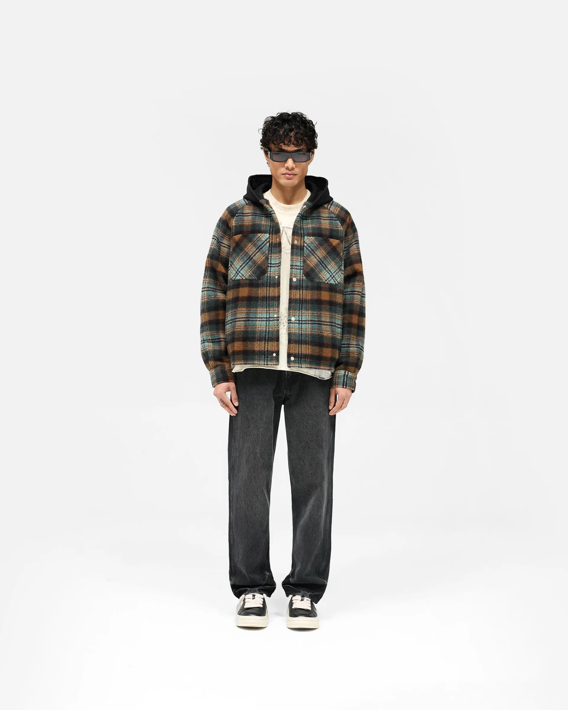 Represent Hooded Overshirt -> Shirts