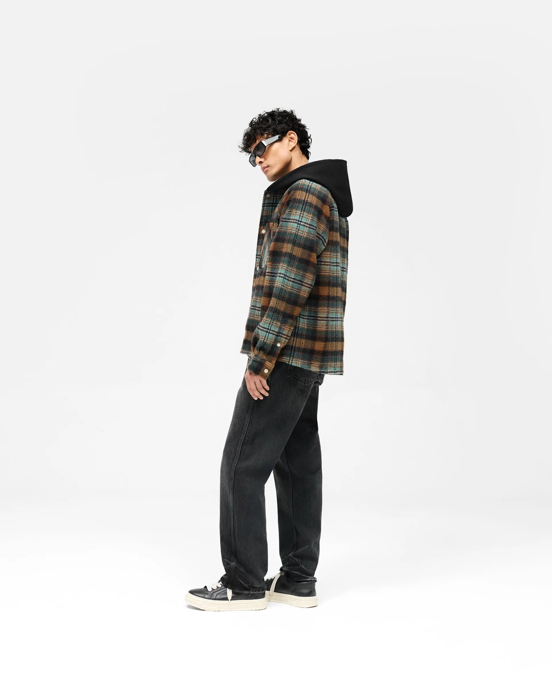 Represent Hooded Overshirt -> Shirts