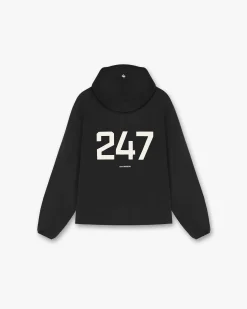 Represent 247 Hooded Training Jacket - Jet Black> Outerwear