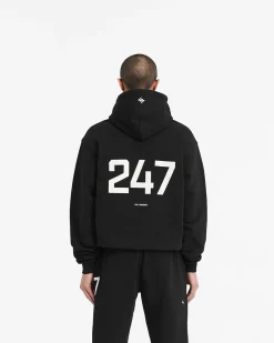 Represent 247 Hooded Training Jacket - Jet Black><noscript><img width=