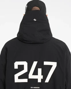 Represent 247 Hooded Training Jacket - Jet Black><noscript><img width=