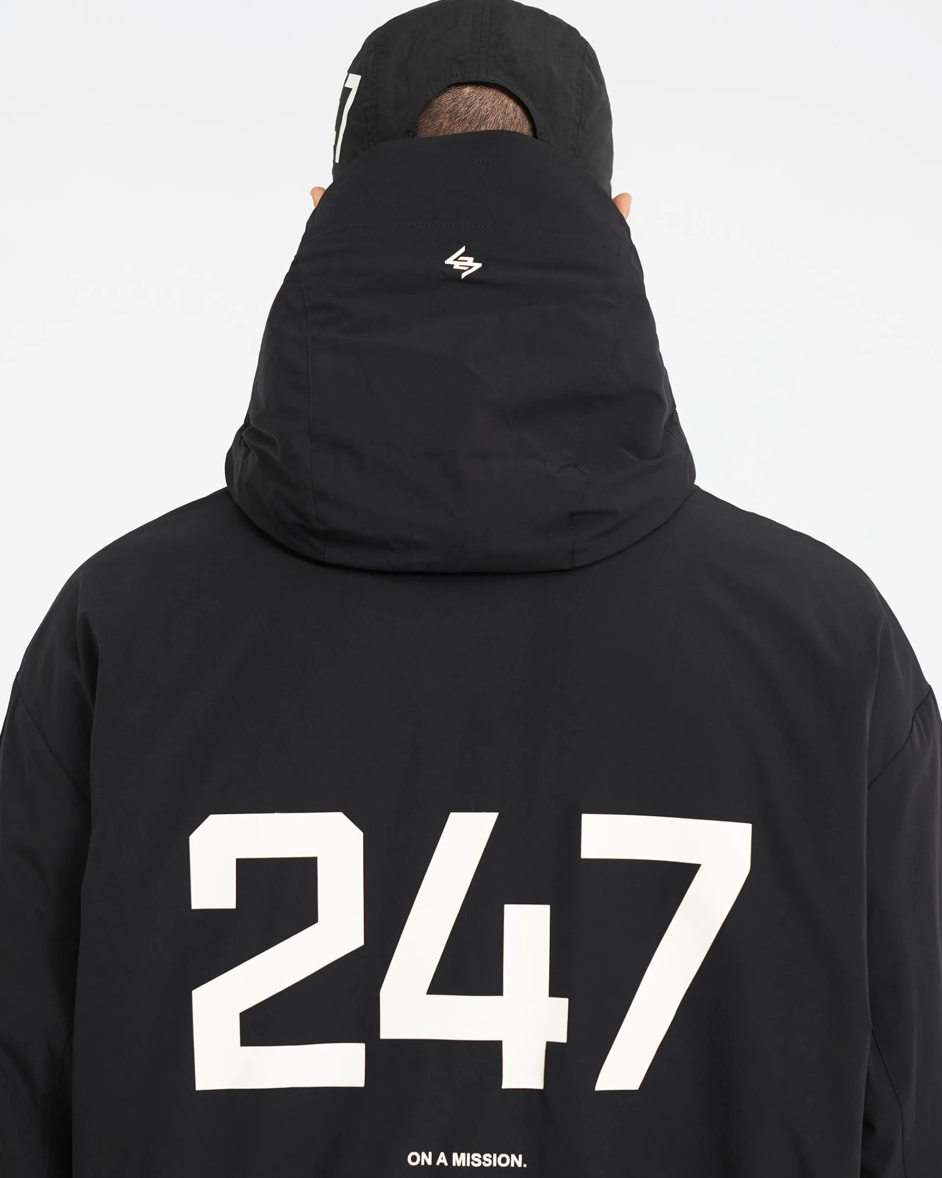 Represent 247 Hooded Training Jacket - Jet Black> Outerwear