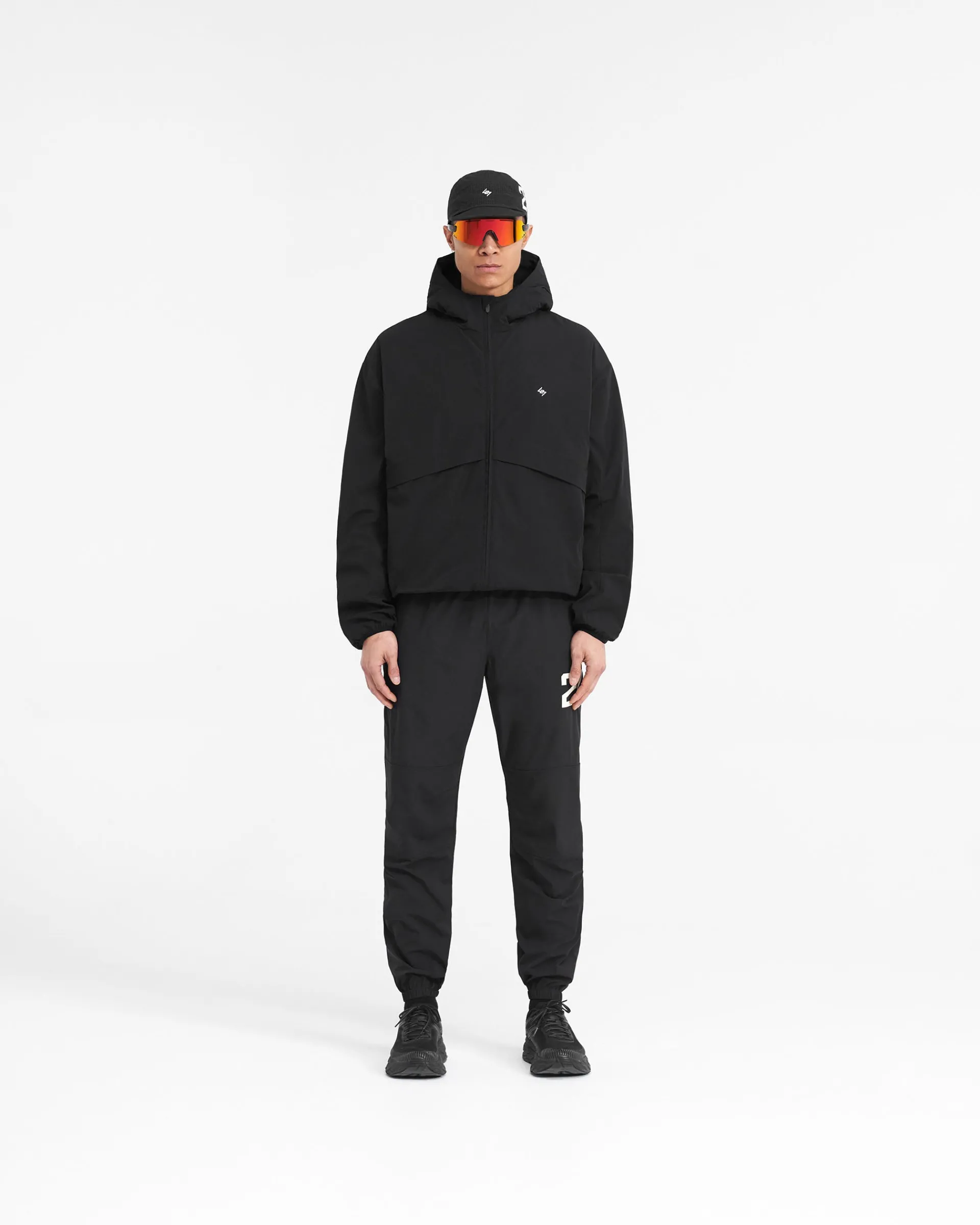 Represent 247 Hooded Training Jacket - Jet Black> Outerwear
