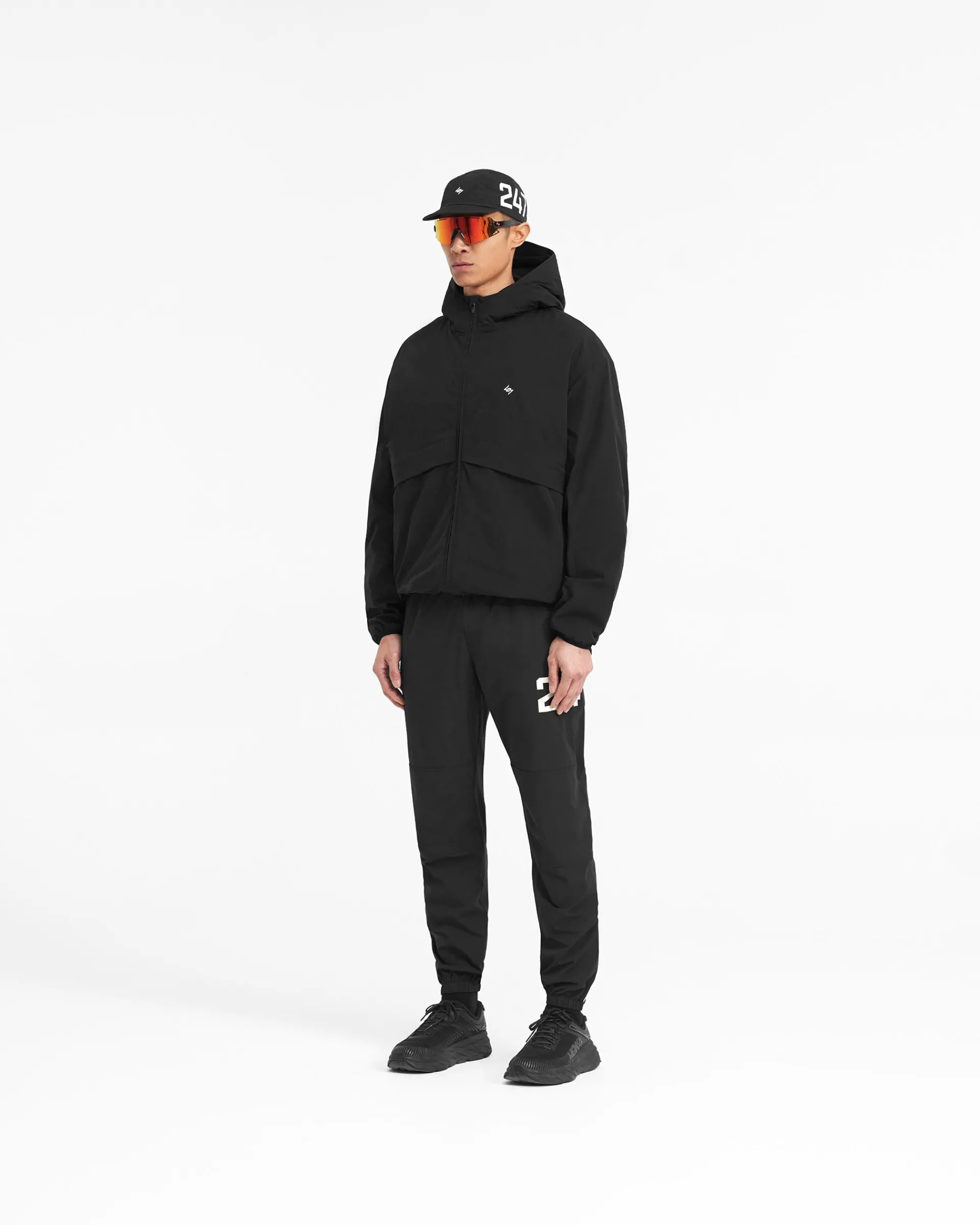 Represent 247 Hooded Training Jacket - Jet Black> Outerwear