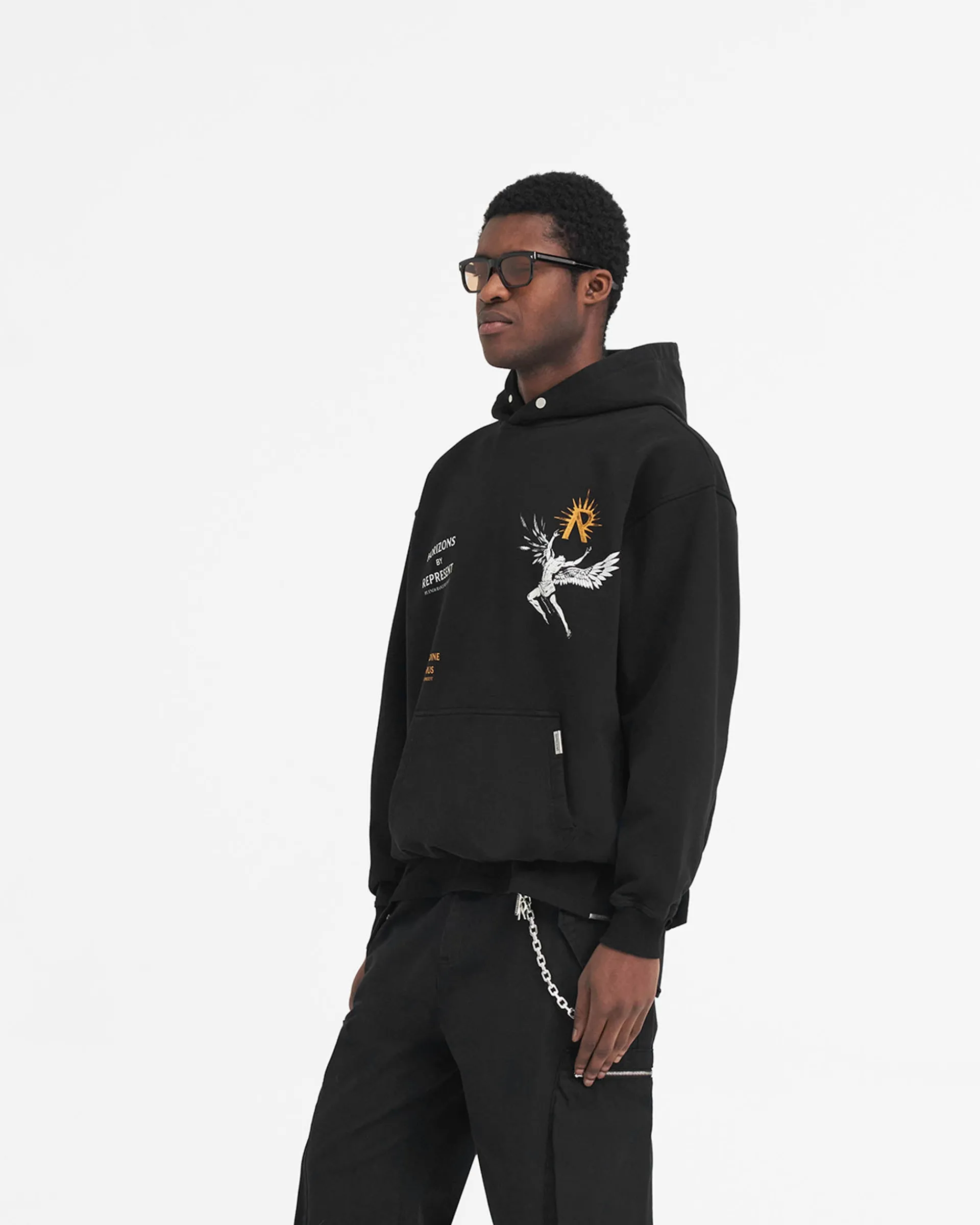 Represent Icarus Hoodie - Jet Black> Hoodies