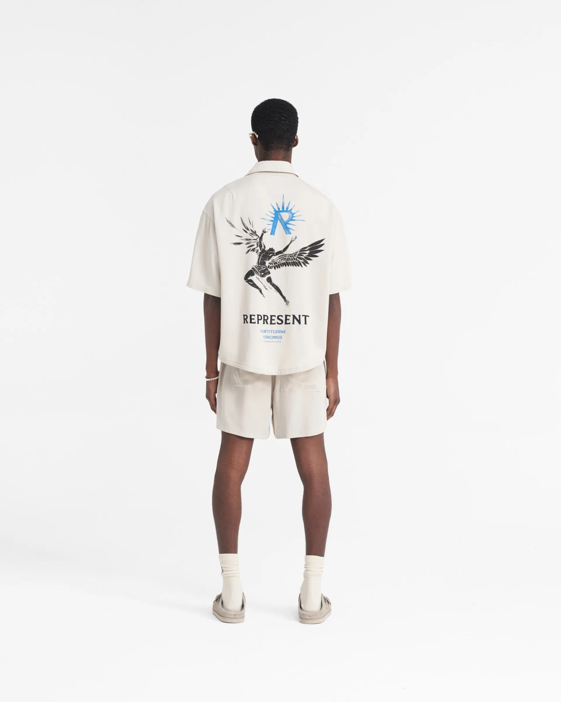 Represent Icarus Short - Off White> Shorts