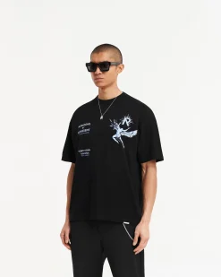 Represent Icarus T-Shirt - Jet Black Blue><noscript><img width=