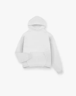 Represent Initial Boxy Hoodie - Ice Grey Marl> Hoodies
