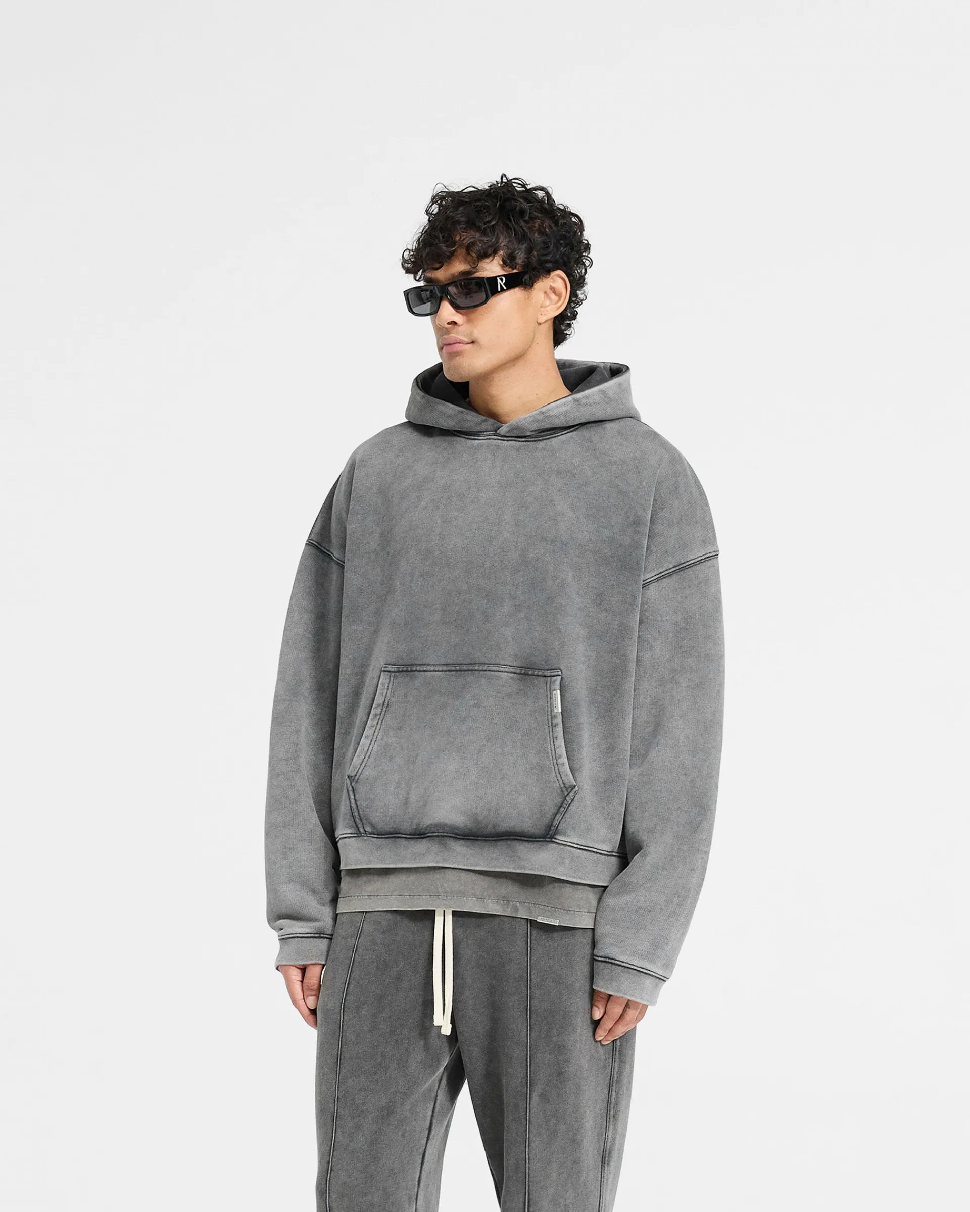 Represent Initial Boxy Hoodie - Vintage Grey> Hoodies