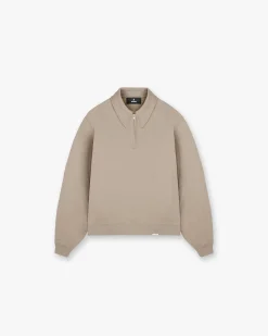 Represent Initial Boxy Quarter Zip -> Sweaters