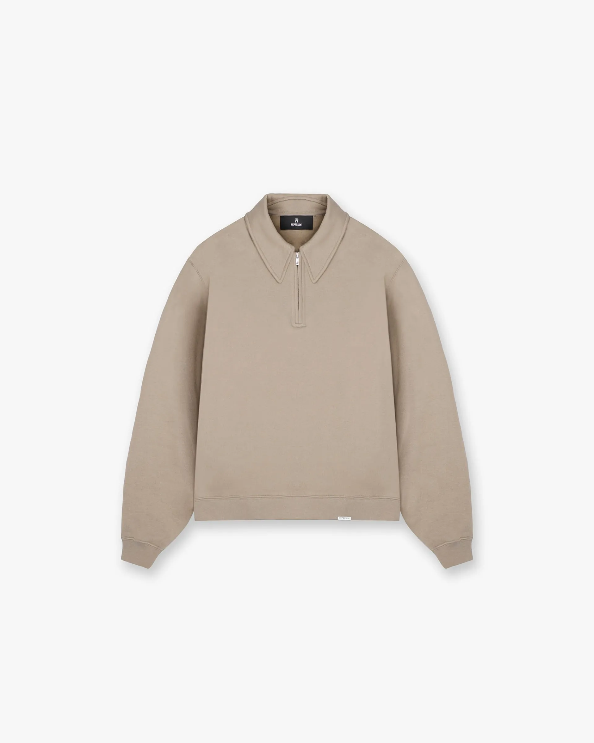 Represent Initial Boxy Quarter Zip -> Sweaters
