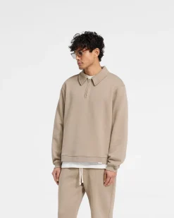 Represent Initial Boxy Quarter Zip -> Sweaters