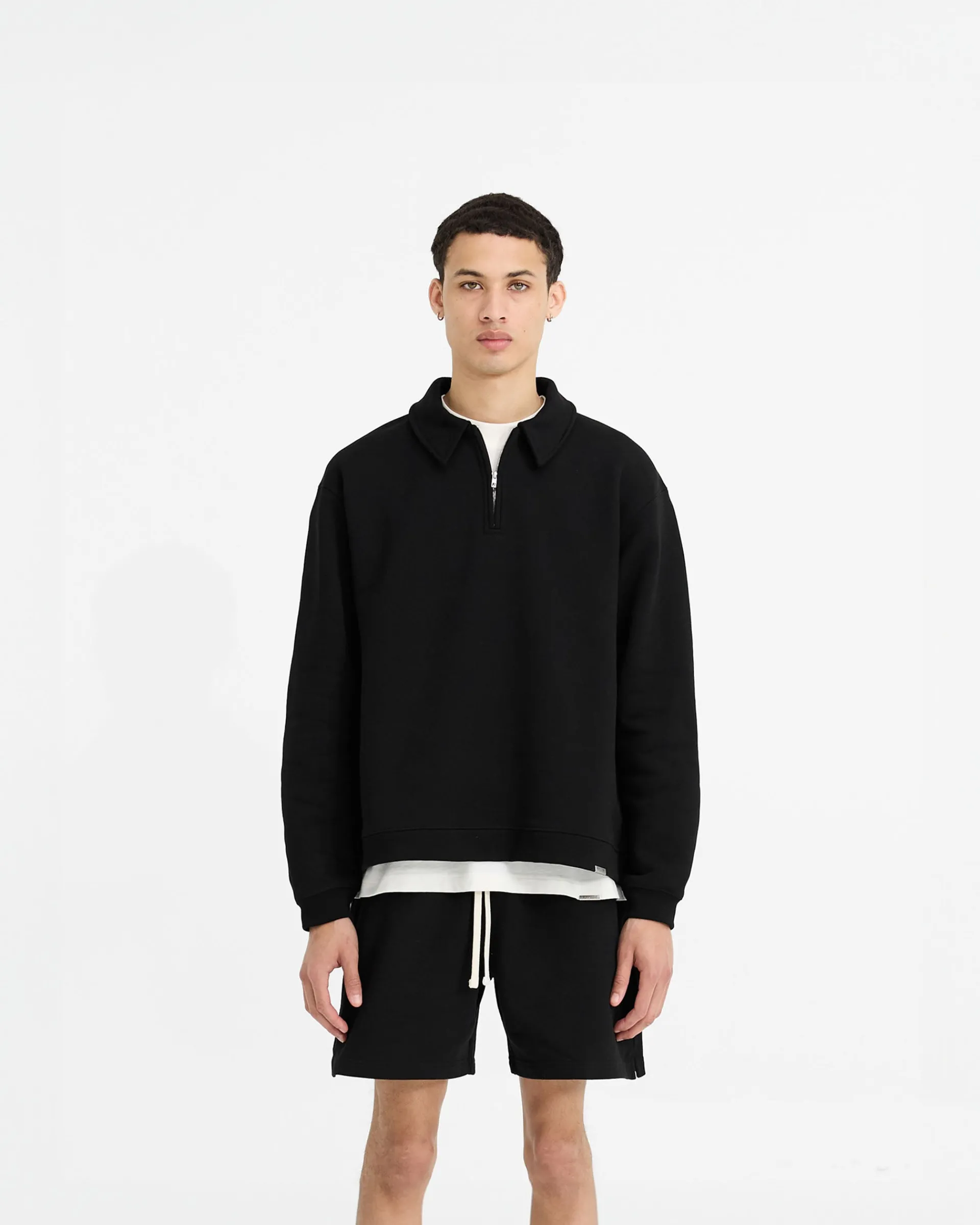 Represent Initial Boxy Quarter Zip -> Sweaters