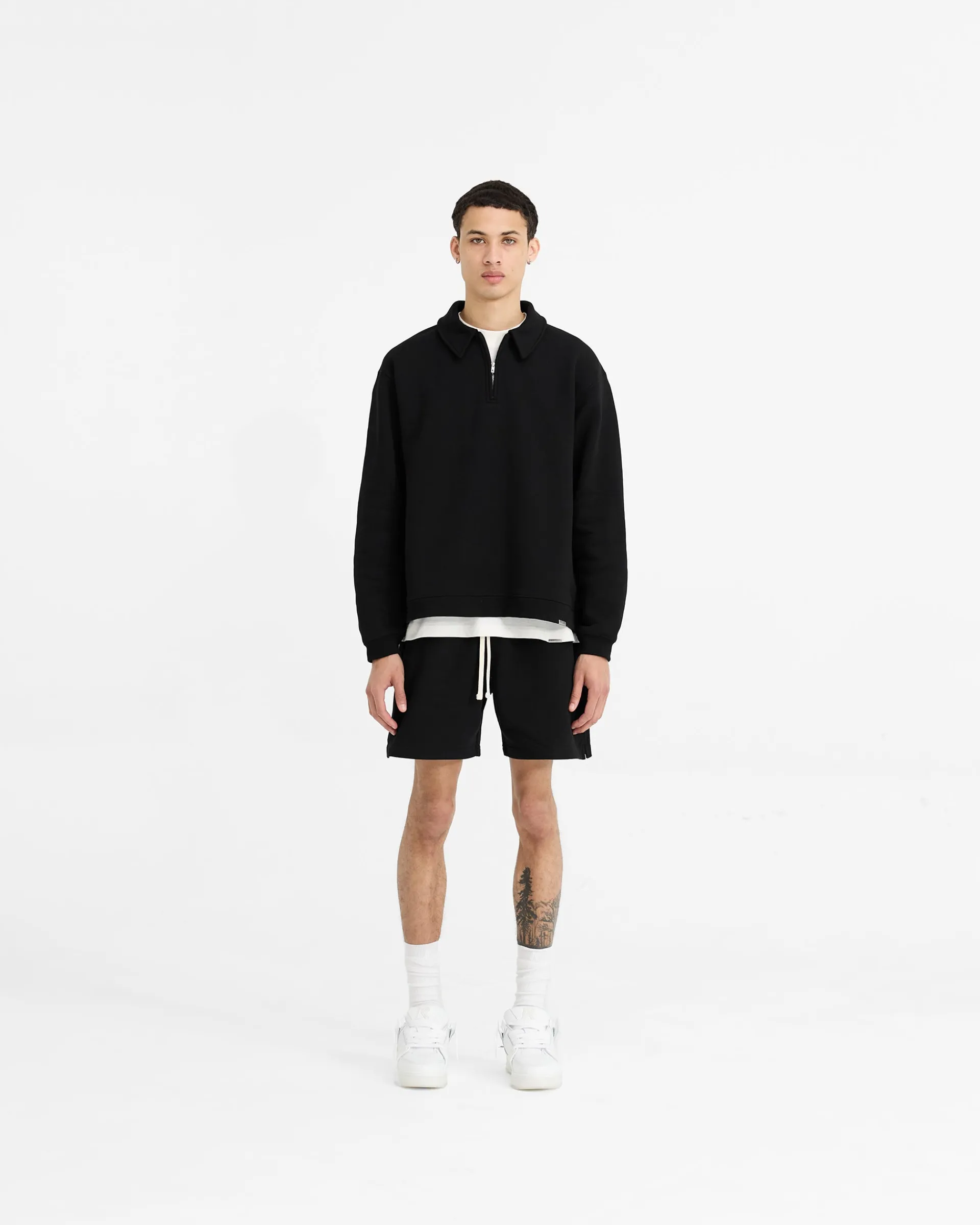 Represent Initial Boxy Quarter Zip -> Sweaters