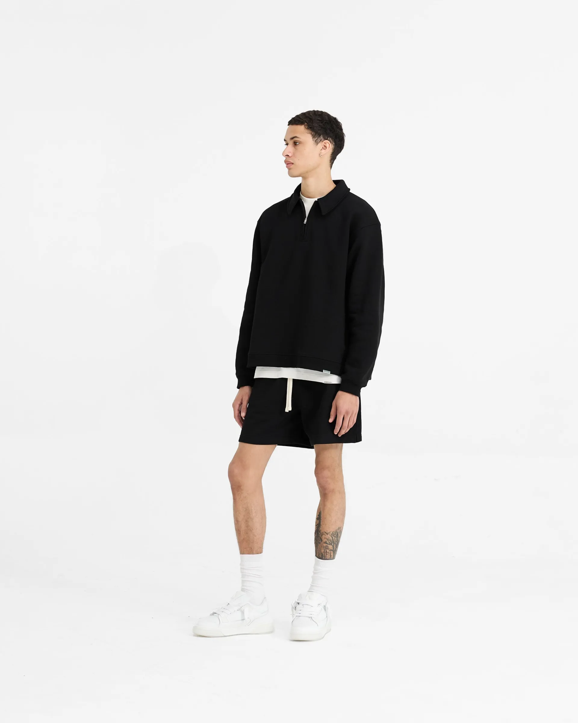Represent Initial Boxy Quarter Zip -> Sweaters