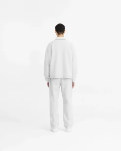 Represent Initial Boxy Quarter Zip - Ice Grey Marl><noscript><img width=