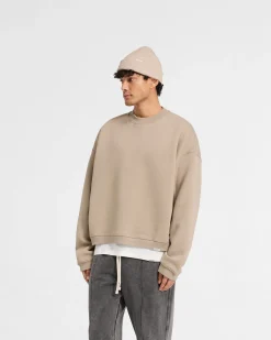 Represent Initial Boxy Sweater -> Sweaters
