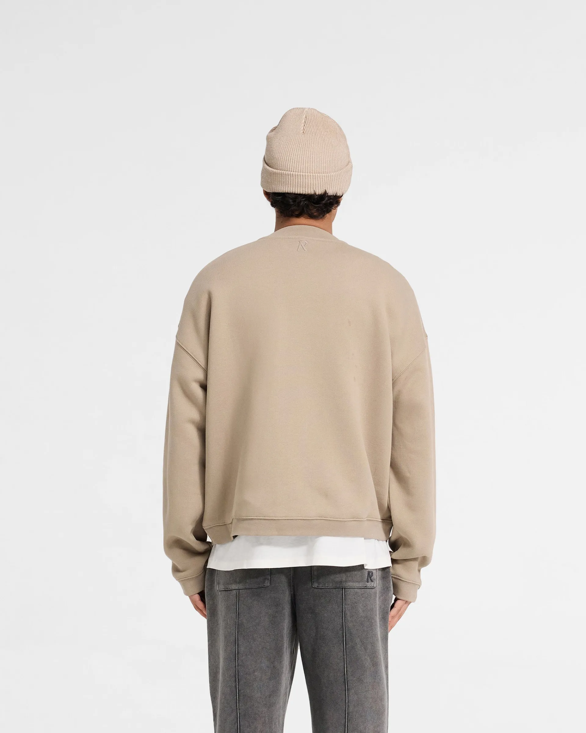 Represent Initial Boxy Sweater -> Sweaters