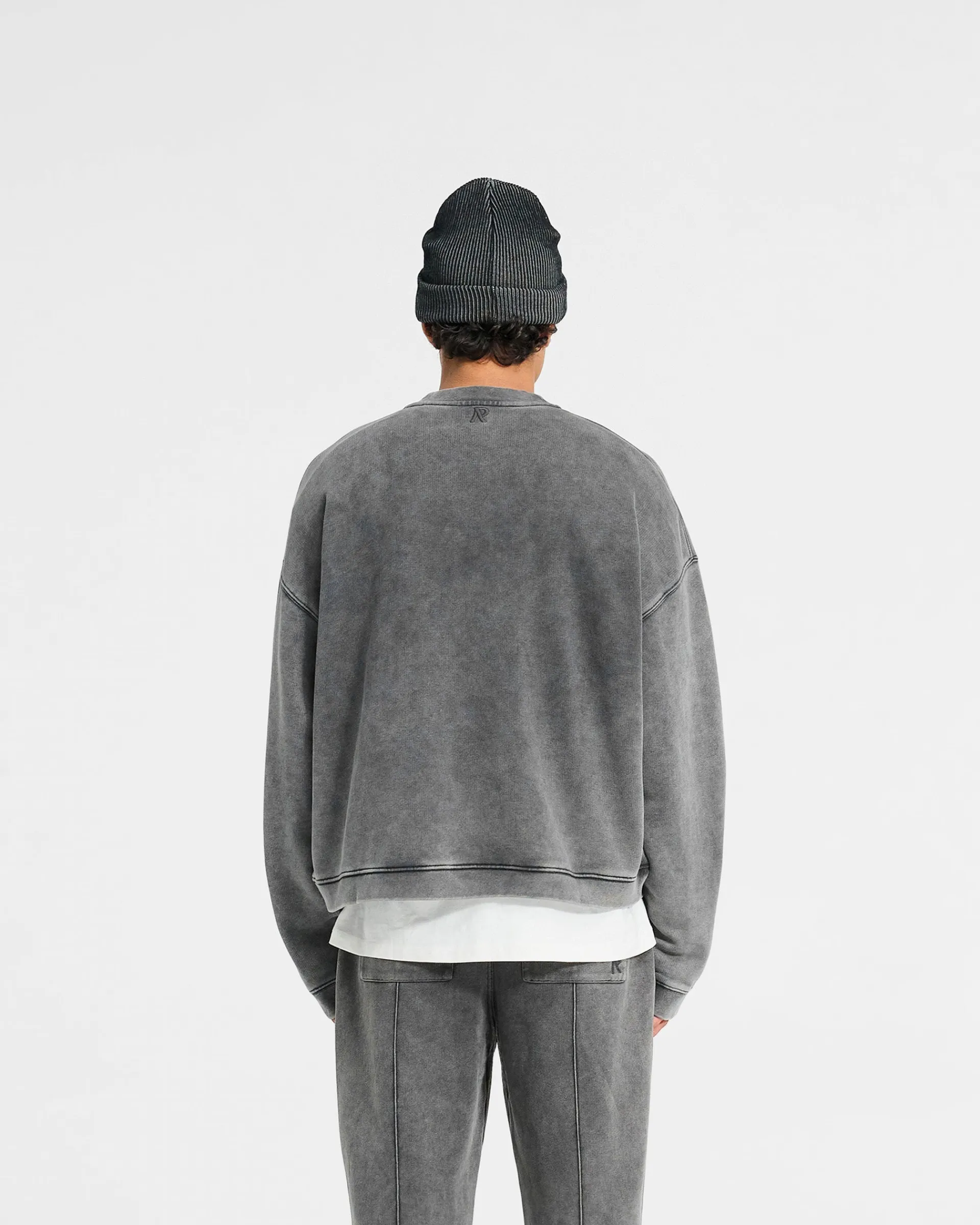 Represent Initial Boxy Sweater - Vintage Grey> Sweaters