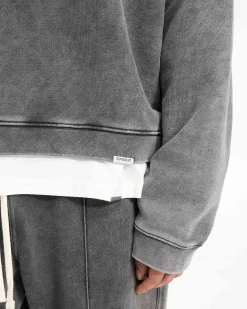 Represent Initial Boxy Sweater - Vintage Grey><noscript><img width=
